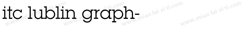 itc lublin graph字体转换